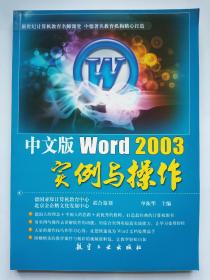 金企鹅计算机畅销图书系列：中文版Word 2003实例与操作