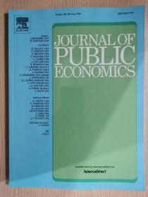 journal of public economics 2020年2月 英文版