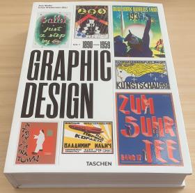 现货 TASCHEN出版 The History of Graphic Design: 1890-1959，平面设计历史：1890-1959大开本