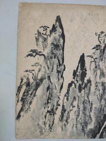 鲁迅版画奖、《版画世界》鲁迅奖章双奖获得者、著名美术家、原常州市美协主席魏华邦水墨画一幅（钤印“委青”委青为魏华邦的早期签名）