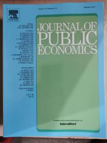 journal of public economics 2019年2月 英文版