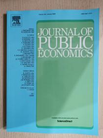 journal of public economics 2020年1月 英文版