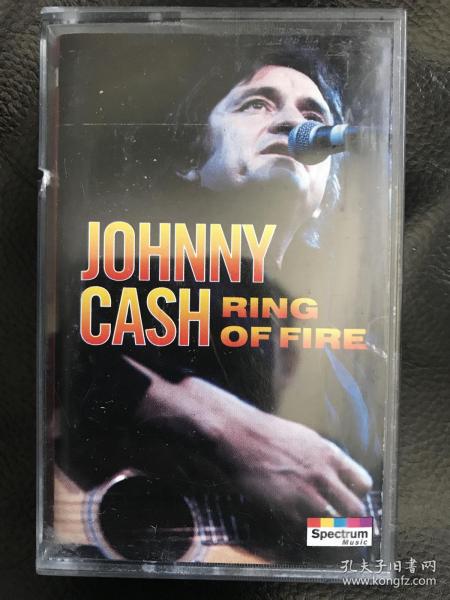 johnny cash的ring of fire，原版磁带品相新完好