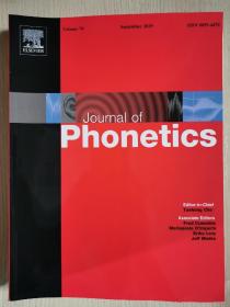 journal of phonetic 2019年9月 英文版