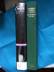 Ralph Waldo Emerson: Selected Journals 1820-1842; Selected Journals 1841-1877 (The Library of America) 爱默生日记选集 英文原版 全两卷 美国文库 布面精装本