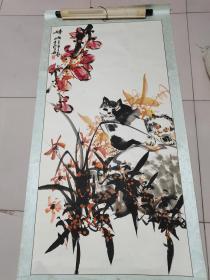 中国美协会员长安美协副主席陕西著名画家王艺作品8平尺保真