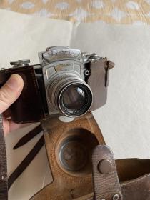 德国老机械相机（民国）exakta jhagee Dresden 成色如图！原装皮套！（差不多百年的老相机，可能有这样那样的小毛病，完美主义者请绕行！售后不退！）