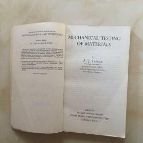 英文版 (材料的机械试验）