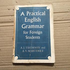 英文原版书 A PRACTICAL ENGLISH GRAMMAR FOR FOREIGN STUDENTS 1962年印刷