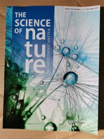 the science of nature  2019年12月 英文版