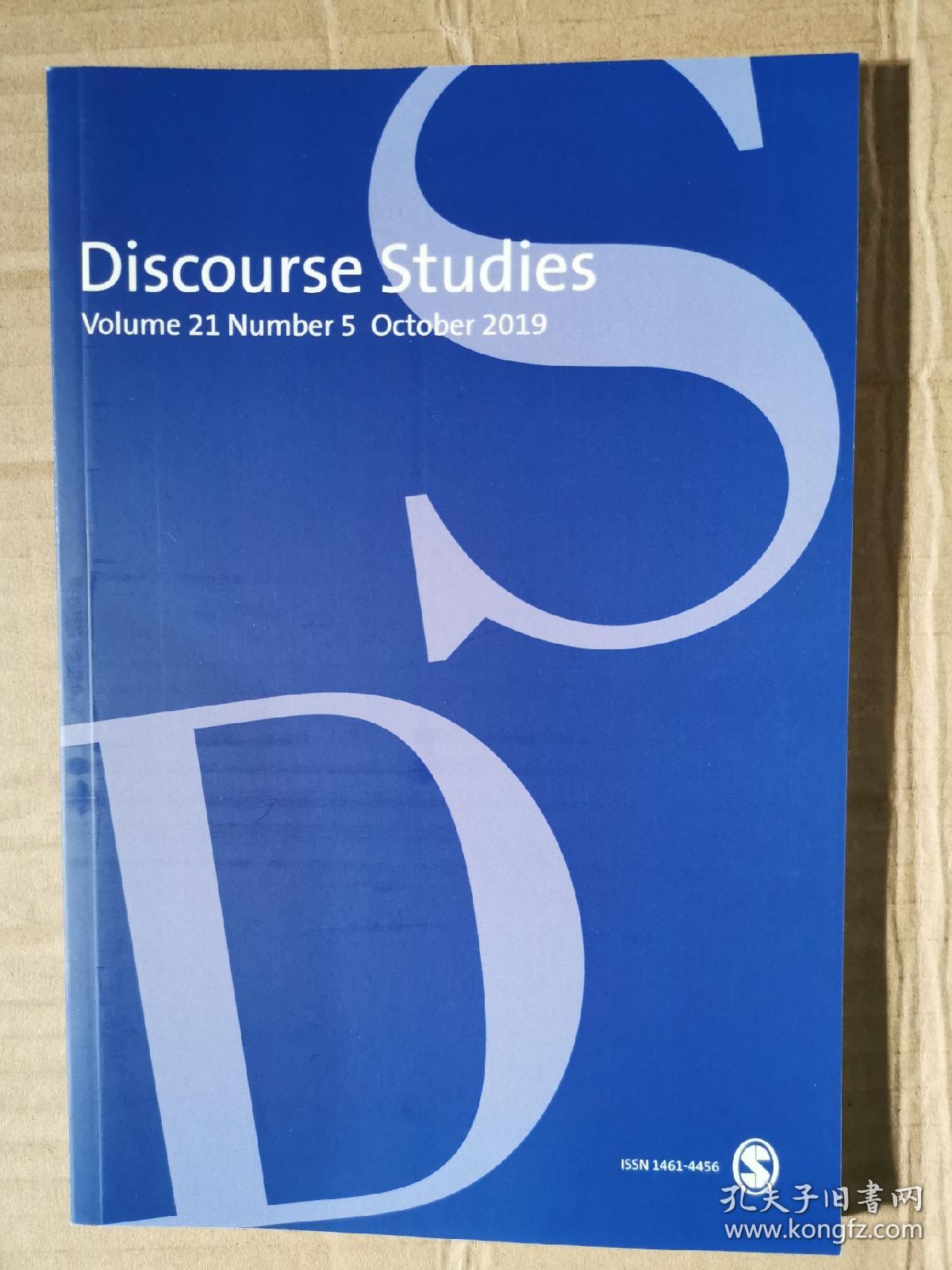 discourse studies 2019年10月 英文版