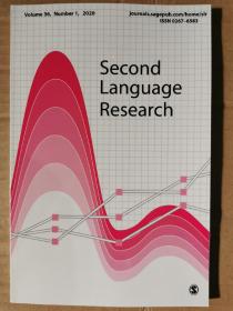 second language research  2020年vo. 36 number 1 英文版