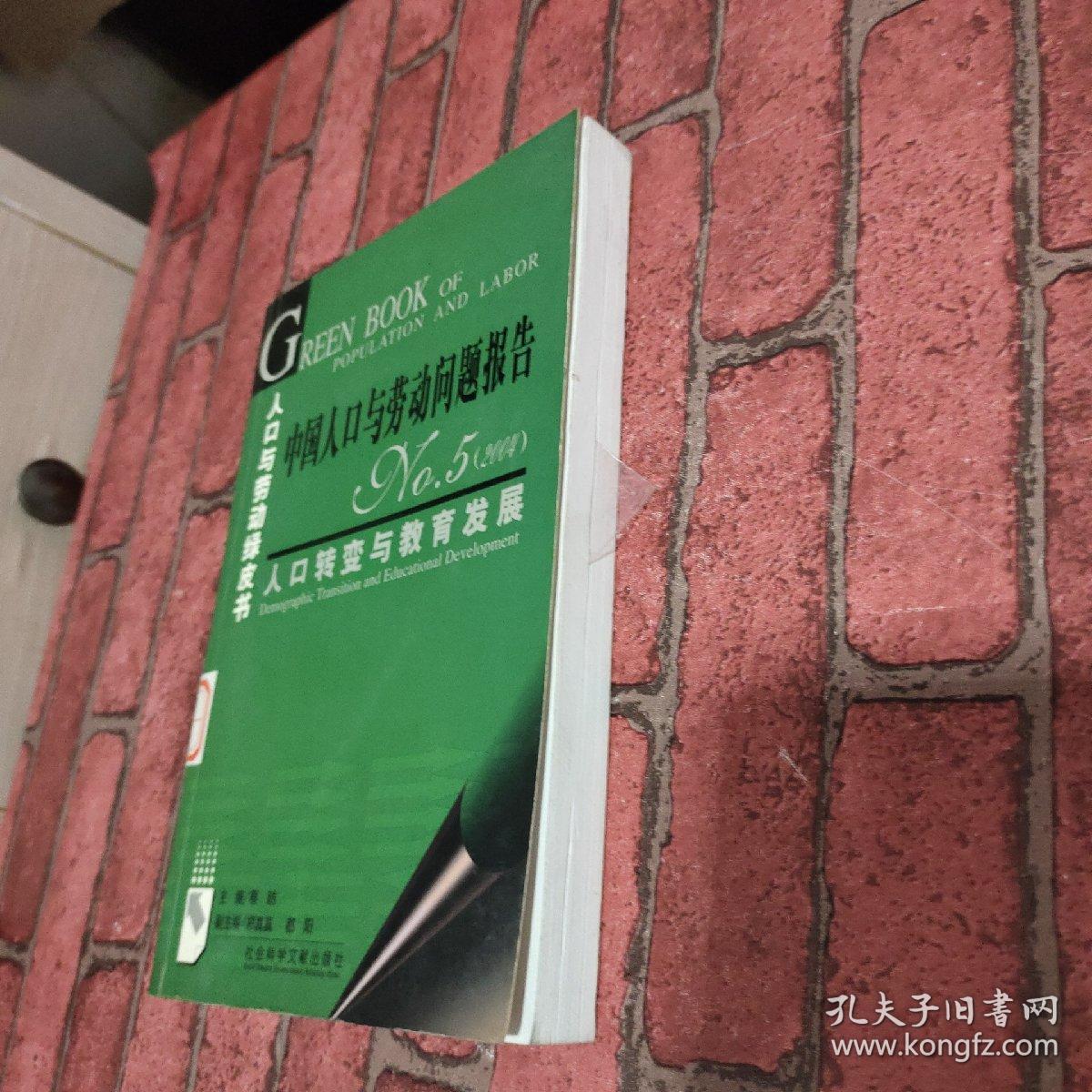 中国人口与劳动问题报告NO.5（2004）：人口转变与教育发展