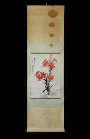 徐文山（河北石家庄老辈著名书画家、连环画家 ）1984年作《金百合 》
