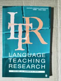 LTR language teaching research 2019年volume 23 number 6
