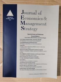 journal of economics & management strategy 2019年3月英文版