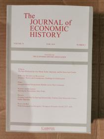 The journal of economic history 2019年6月英文版