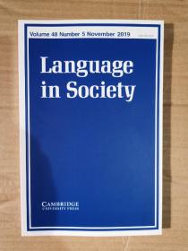 language in society 2019年11月英文版