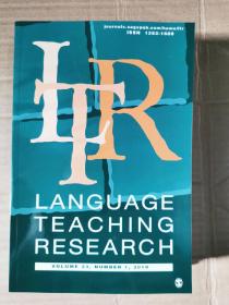 LTR language teaching research 2019年volume 23 number 1