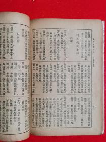 民国版《药性大辞典》（中医类）1939年新一版，送书内夹的中药方5张。