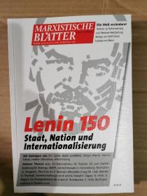 marxistische Blatter Lenin 150 德语