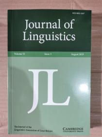 journal of linguistics 2019年8月 英文版