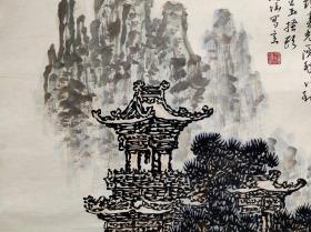 中国画坛一位德高望重的元老【何镜涵】山水