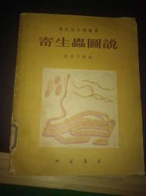 五十年代，动植物知识画册，《寄生虫图说》