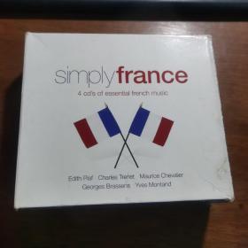 4CD simply france 4 cd"s of essential french music