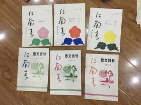 1988年江南春创刊号第1期 1989年江南春第2期 第3期 1990年至1994年散文诗刊 江南春 （7-25期）合售