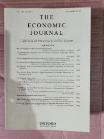 the economic journal 2019年11月 英文版