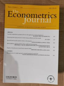 the econometrics journal 2020年2月 英文版