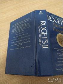 Roget's Ⅱ    The New Thesaurus
罗格Ⅱ  新叙词表