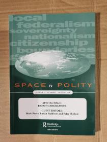 space & polity 2018年8月英文版