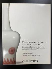 佳士得2009年9月14日和15日 纽约 Fine Chinese Ceramics and works of art