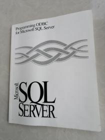 Programming ODBC for Microsoft SQL Server Microsoft  SQL SERVER