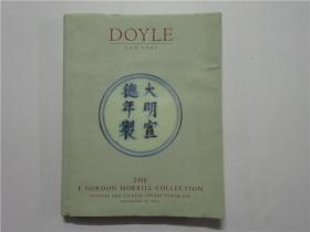 16开外文原版拍卖图录《DOYLE NEW YORK:THE F. GORDON MORRILL COLLECTION CHINESE AND CHINESE EXPORT PORCELAIN》（F.GORDON MORRILL藏中国及中国出口瓷器）