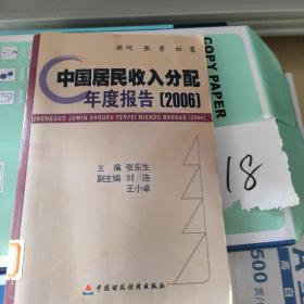 中国居民收入分配年度报告（2006）