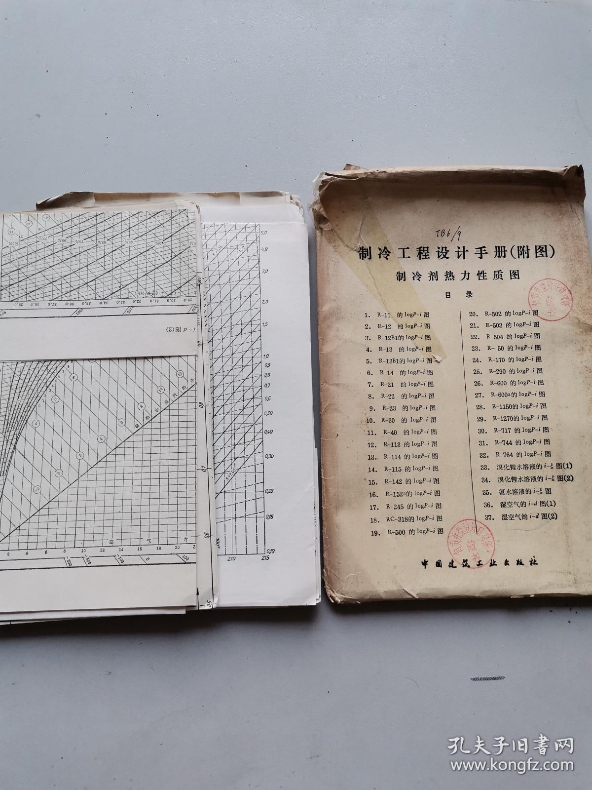 制冷工程设计手册制冷剂热力性质图