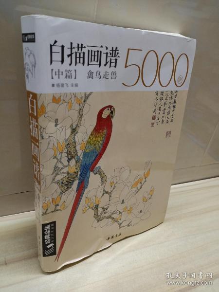 白描画谱5000例中篇(禽鸟走兽)/经典全集系列丛书