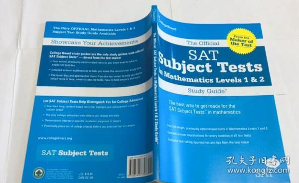 The Official SAT Subject Tests in Mathematics Levels 1 & 2 Study Guide