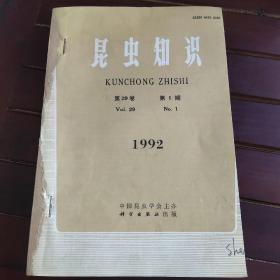 昆虫知识1992(1－6卷)