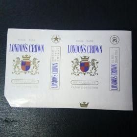 烟标 LONDONS CROWN