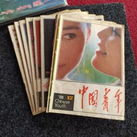 中国青年（1988年1、4、5、6、8、9、10、12期，共8本）
