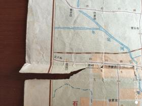 【旧地图】20     《北京市区交通图》1978年1版   1986年第22次印刷    背面是《北京市郊区汽车路线图》和《北京市长途汽车路线图》