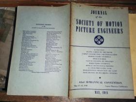 JOURNAL OF THE SOCIETY OF MOTION PICTURE ENGINEERS  MAY,    1948电影工程师协会杂志1948年5月号