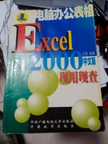 电脑办公表格Excel 2000现用现查