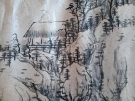 仿龚贤山水画。手绘仿品。