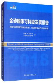 金砖国家可持续发展报告：创新金砖国家投融资机制，促进务实合作互利共赢（2018）