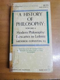 英文原版：A History of Philosophy
VOLUME4